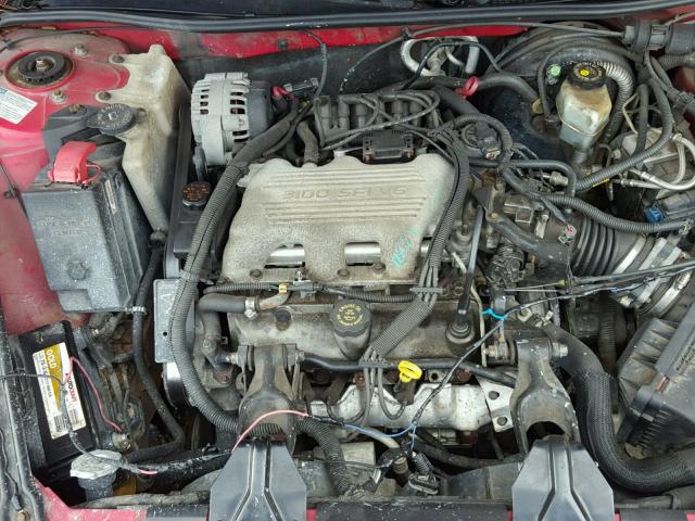 1G2WJ52M7XF210479 - 1999 PONTIAC GRAND PRIX RED photo 7