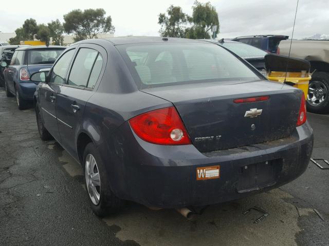 1G1AL58F787148112 - 2008 CHEVROLET COBALT LT BLUE photo 3