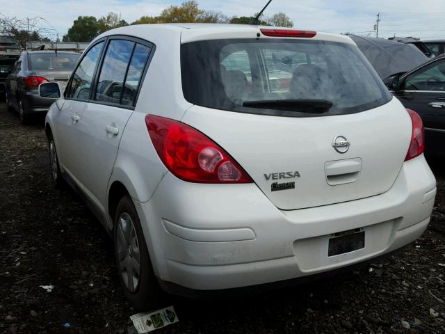 3N1BC1CP3BL432881 - 2011 NISSAN VERSA S WHITE photo 3