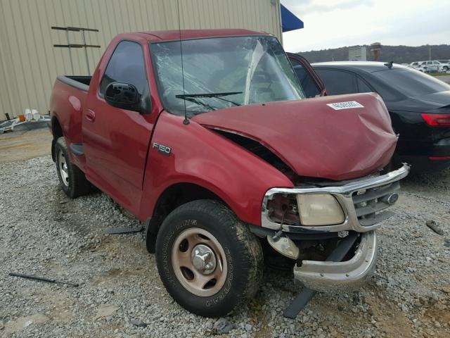 2FTZF0728YCA56365 - 2000 FORD F150 RED photo 1