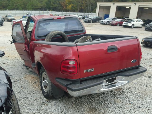 2FTZF0728YCA56365 - 2000 FORD F150 RED photo 4