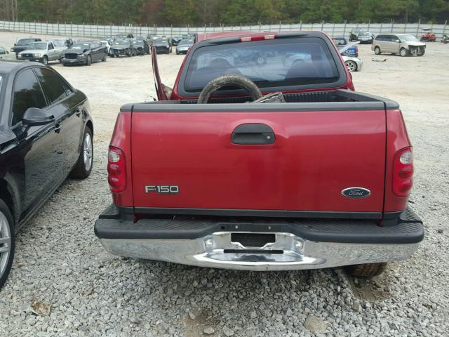 2FTZF0728YCA56365 - 2000 FORD F150 RED photo 6