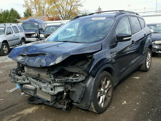 1FMCU9HX8DUC21332 - 2013 FORD ESCAPE SEL BLACK photo 2