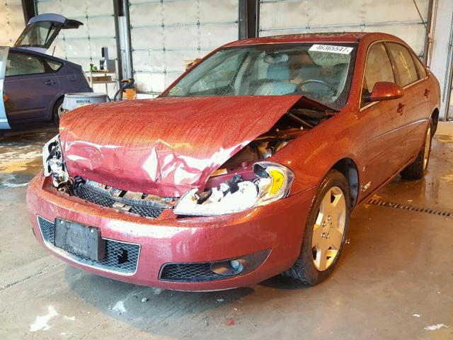 2G1WD58C879365870 - 2007 CHEVROLET IMPALA SUP 红色 照片 2