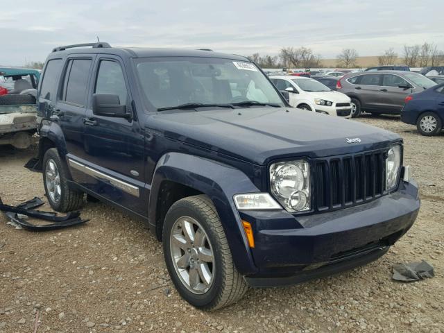 1C4PJMAK4CW204157 - 2012 JEEP LIBERTY SP BLUE photo 1