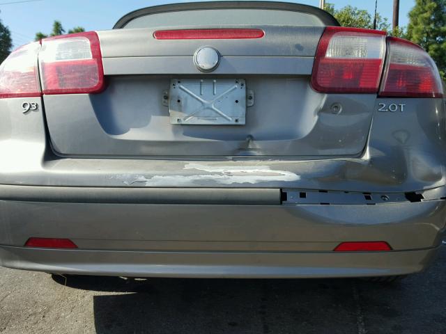 YS3FD79Y846003398 - 2004 SAAB 9-3 GRAY photo 9