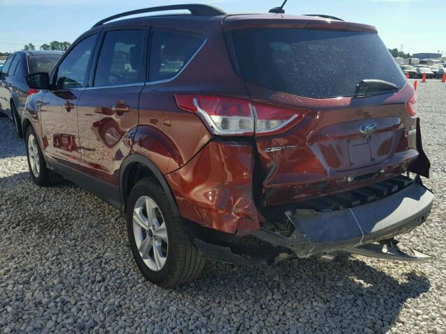 1FMCU0GX4EUB79224 - 2014 FORD ESCAPE SE BURGUNDY photo 3