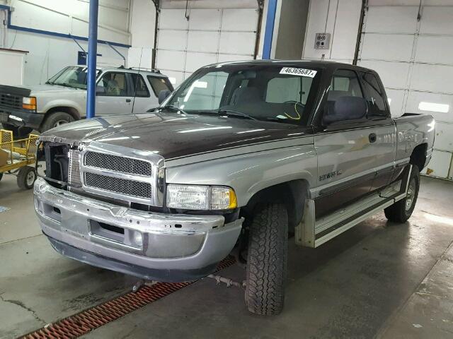 3B7HF13Y2WG162354 - 1998 DODGE RAM 1500 TWO TONE photo 2