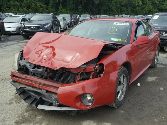 2G2WP552581132978 - 2008 PONTIAC GRAND PRIX Червоний фото 2