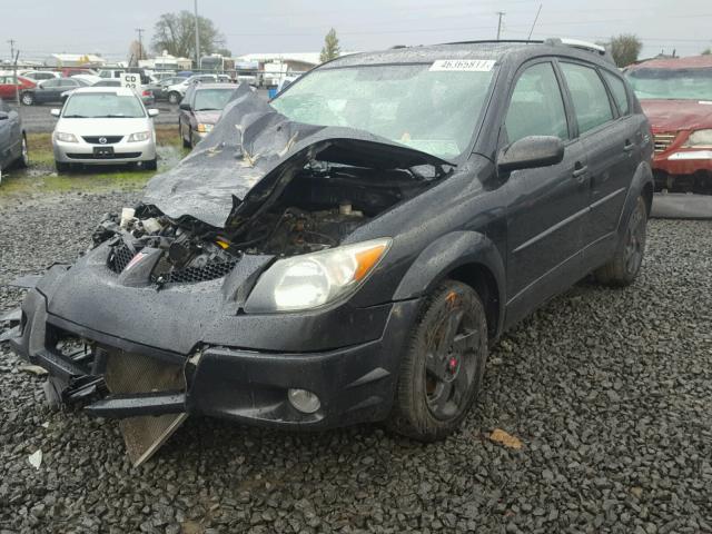 5Y2SN62L73Z482681 - 2003 PONTIAC VIBE GT BLACK photo 2