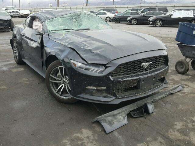 1FA6P8TH5H5295333 - 2017 FORD MUSTANG BLACK photo 1