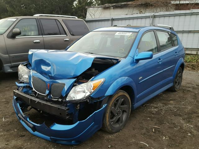 5Y2SL678X7Z420997 - 2007 PONTIAC VIBE BLUE photo 2