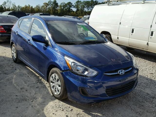 KMHCT5AE4GU243191 - 2016 HYUNDAI ACCENT SE BLUE photo 1