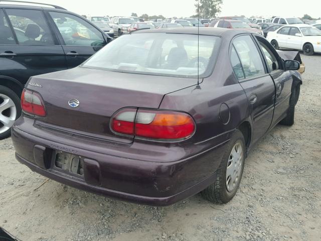 1G1ND52M0WY195060 - 1998 CHEVROLET MALIBU PURPLE photo 4