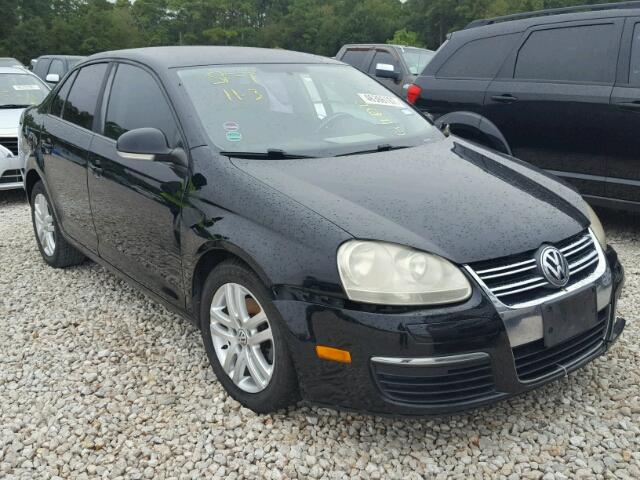 3VWGF71K07M024227 - 2007 VOLKSWAGEN JETTA BLACK photo 1