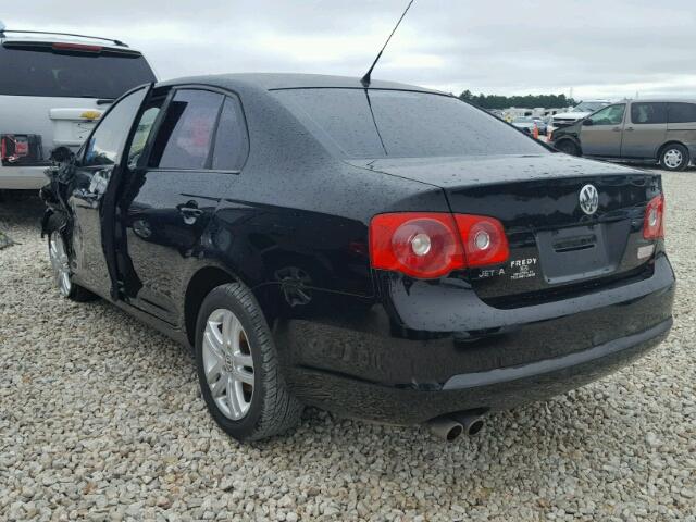 3VWGF71K07M024227 - 2007 VOLKSWAGEN JETTA BLACK photo 3