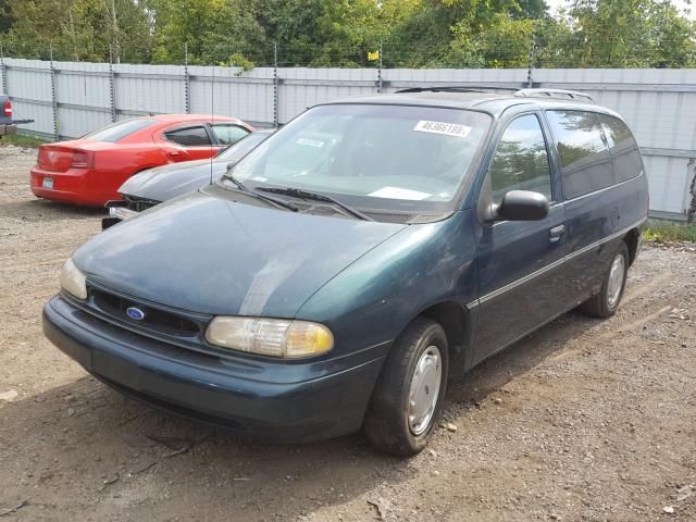 2FMDA5147SBD50753 - 1995 FORD WINDSTAR W GREEN photo 2