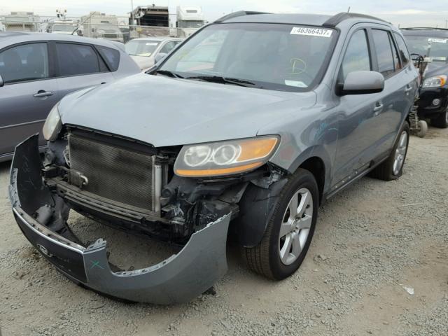 5NMSH13E28H128671 - 2008 HYUNDAI SANTA FE S GRAY photo 2