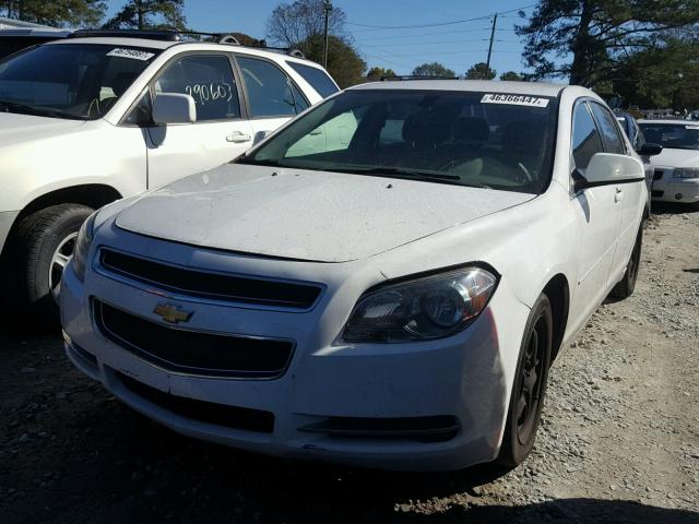 1G1ZH57B79F219058 - 2009 CHEVROLET MALIBU 1LT WHITE photo 2