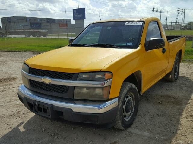 1GCCS149378193472 - 2007 CHEVROLET COLORADO YELLOW photo 2