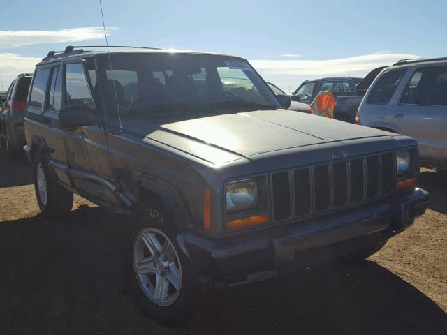 1J4FF58S41L555197 - 2001 JEEP CHEROKEE C BLUE photo 1