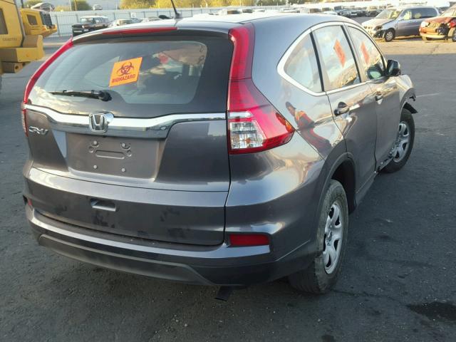 2HKRM3H39GH509710 - 2016 HONDA CR-V LX GRAY photo 4