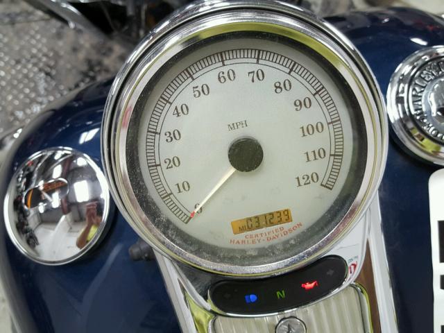 1HD1FYW104Y737156 - 2004 HARLEY-DAVIDSON FLHRSI BLUE photo 7