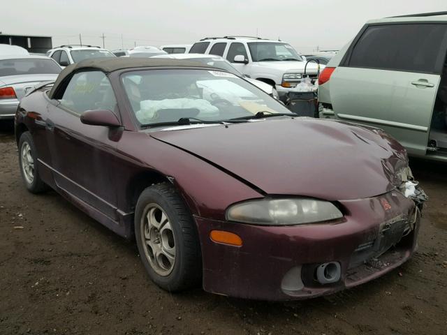 4A3AX35G6WE133703 - 1998 MITSUBISHI ECLIPSE SP MAROON photo 1