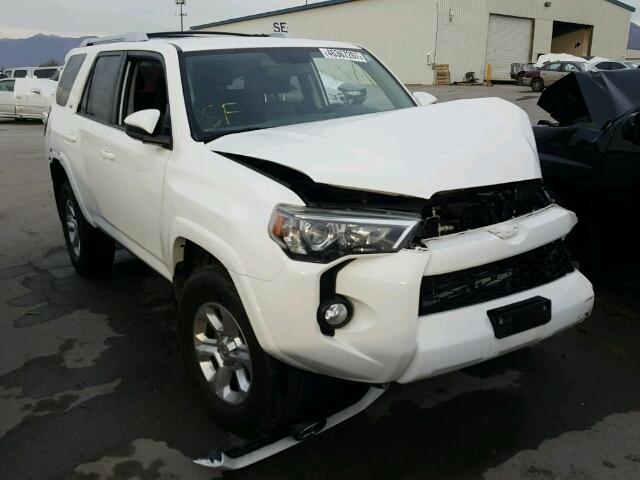 JTEBU5JR5G5300231 - 2016 TOYOTA 4RUNNER SR WHITE photo 1