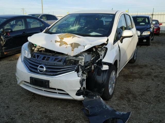 3N1CE2CP2EL392978 - 2014 NISSAN VERSA NOTE WHITE photo 2