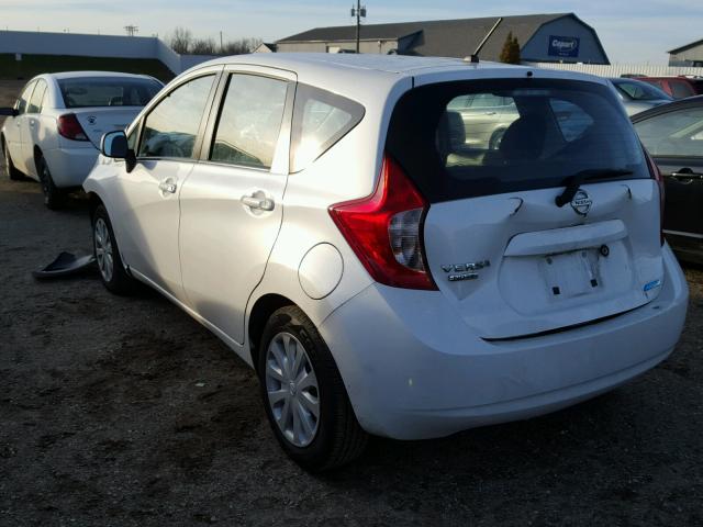 3N1CE2CP2EL392978 - 2014 NISSAN VERSA NOTE WHITE photo 3