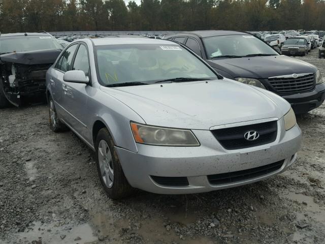 5NPET46C48H309992 - 2008 HYUNDAI SONATA GLS SILVER photo 1