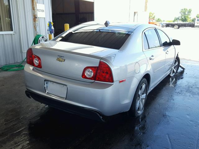 1G1ZC5E03CF274064 - 2012 CHEVROLET MALIBU 1LT ვერცხლისფერი ფოტო 4