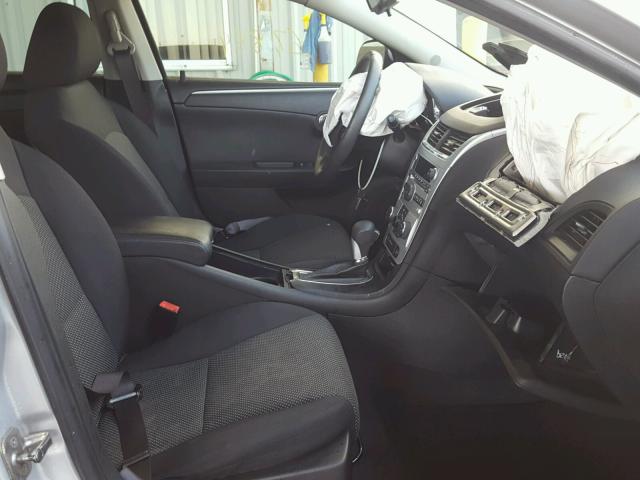 1G1ZC5E03CF274064 - 2012 CHEVROLET MALIBU 1LT ვერცხლისფერი ფოტო 5