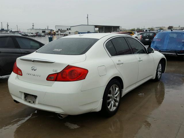 JNKBV61E47M727201 - 2007 INFINITI G35 WHITE photo 4