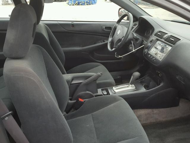 1HGEM229X5L059999 - 2005 HONDA CIVIC EX ნაცრისფერი ფოტო 5