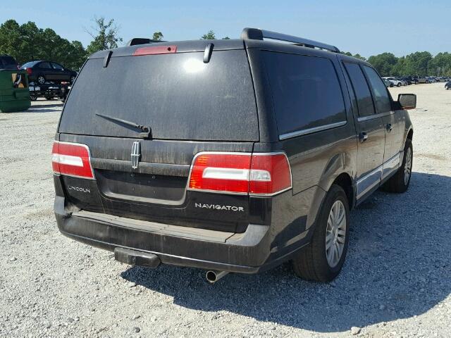 5LMJJ3J58BEJ00844 - 2011 LINCOLN NAVIGATOR BLACK photo 4