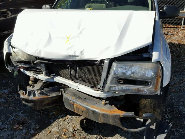 1GNDT13S462231130 - 2006 CHEVROLET TRAILBLAZE WHITE photo 9