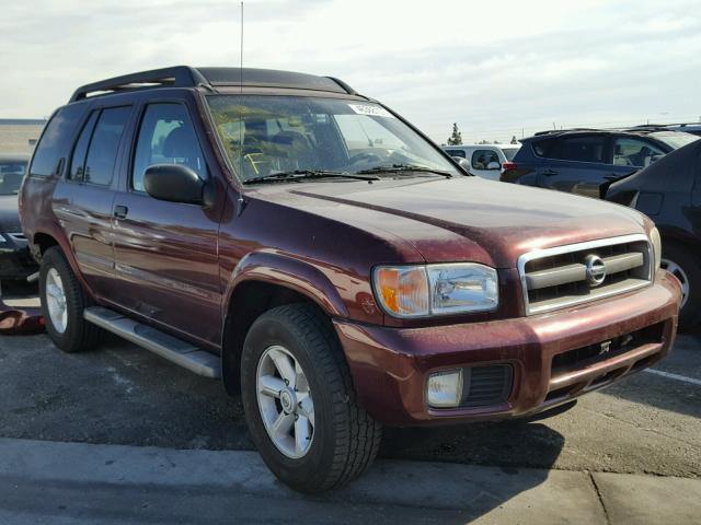 JN8DR09Y53W808186 - 2003 NISSAN PATHFINDER BURGUNDY photo 1