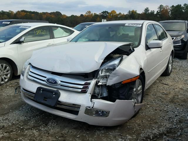 3FAHP08Z79R110175 - 2009 FORD FUSION SEL WHITE photo 2