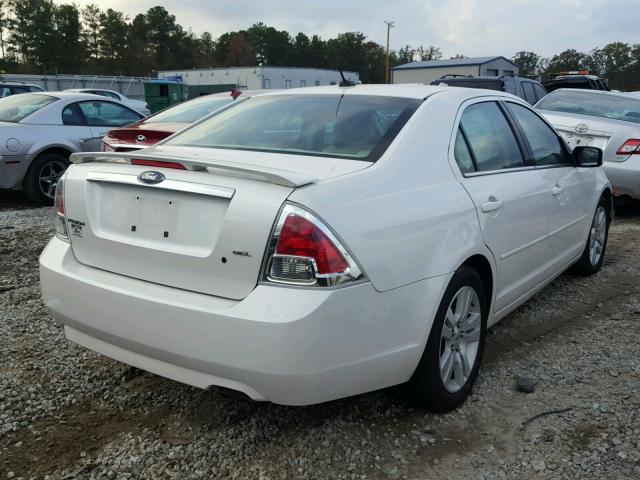 3FAHP08Z79R110175 - 2009 FORD FUSION SEL WHITE photo 4