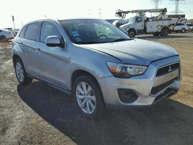 4A4AP3AU3EE011158 - 2014 MITSUBISHI OUTLANDER SILVER photo 1