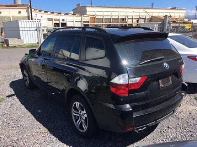 WBXPC93487WF28360 - 2007 BMW X3 3.0SI BLACK photo 3