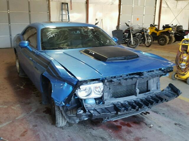 2B3CJ5DT7AH137009 - 2010 DODGE CHALLENGER BLUE photo 1