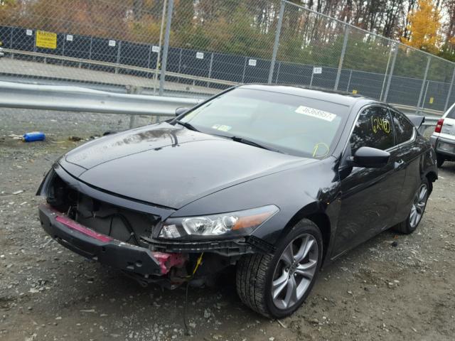 1HGCS2B87BA005541 - 2011 HONDA ACCORD EXL BLACK photo 2
