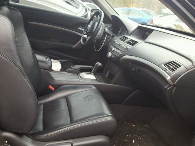 1HGCS2B87BA005541 - 2011 HONDA ACCORD EXL BLACK photo 5