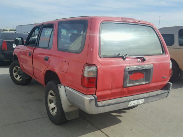 JT3GM84R0W0030199 - 1998 TOYOTA 4RUNNER RED photo 3