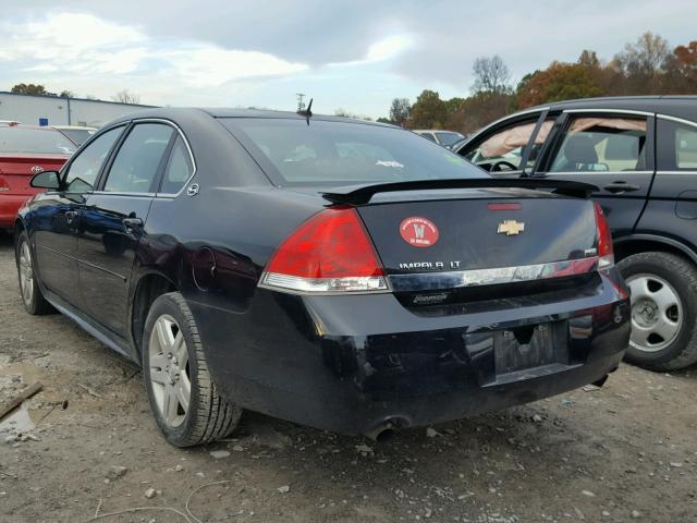 2G1WC57M591223099 - 2009 CHEVROLET IMPALA 2LT BLACK photo 3