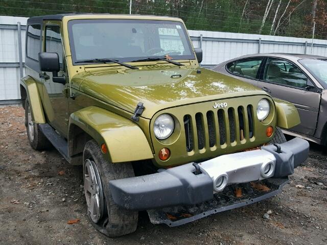 1J4FA54107L133657 - 2007 JEEP WRANGLER S GREEN photo 1