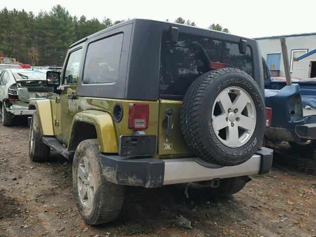 1J4FA54107L133657 - 2007 JEEP WRANGLER S GREEN photo 3